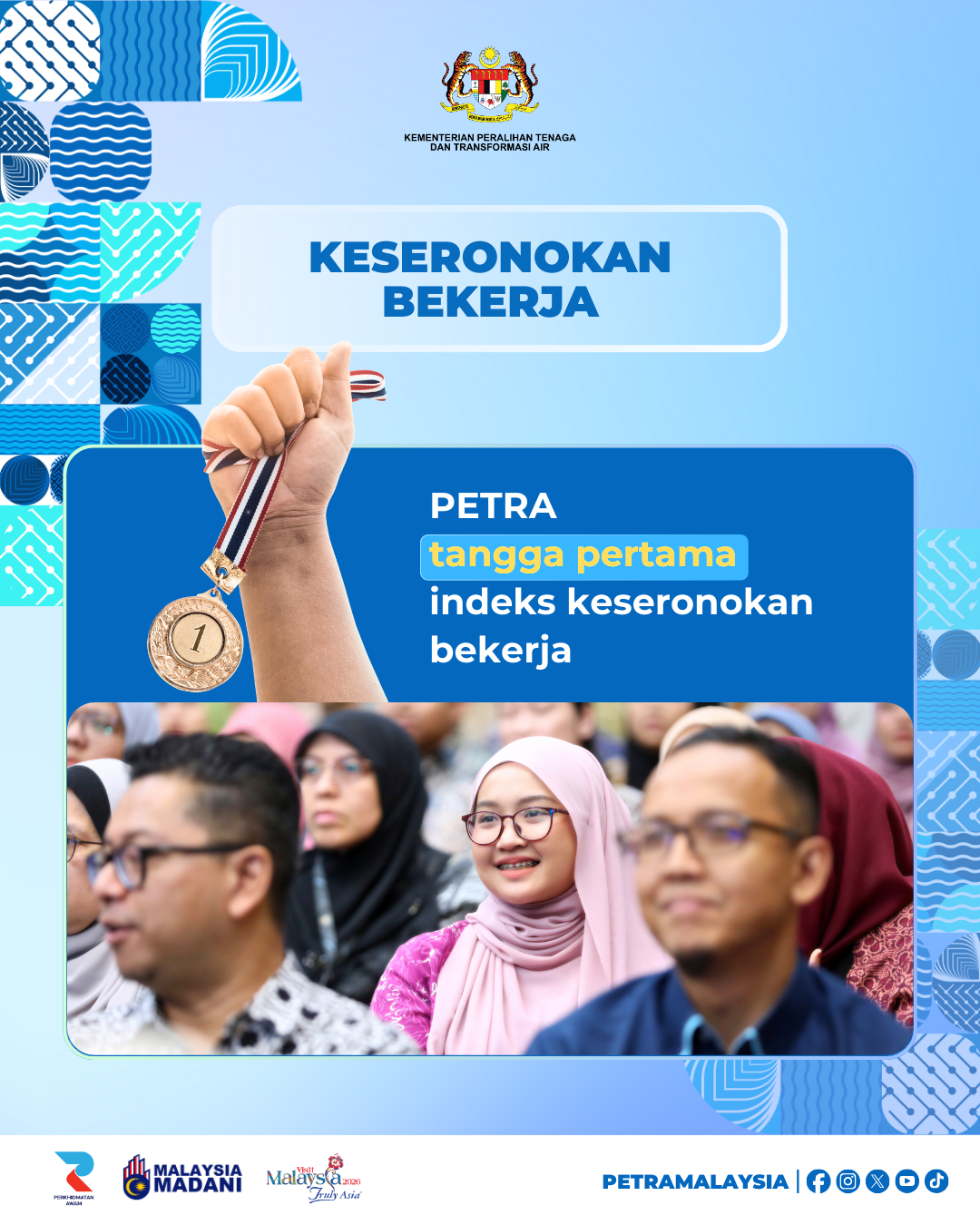 Pencapaian Utama PETRA Tahun 2025 - Keseronokan Bekerja